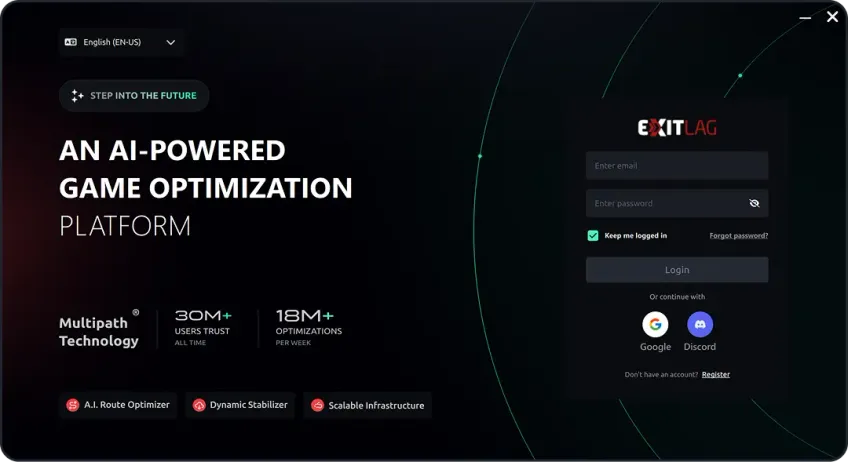 ExitLag installation screen
